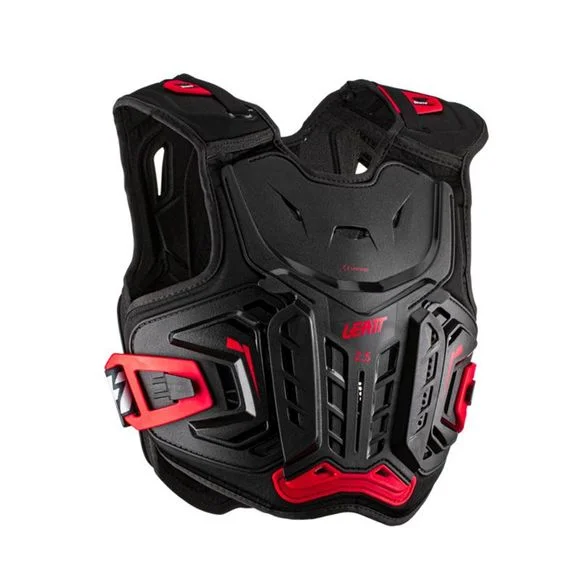 Pare pierre Leatt 2.5 JUNIOR – Noir / Rouge Ref : LB0803