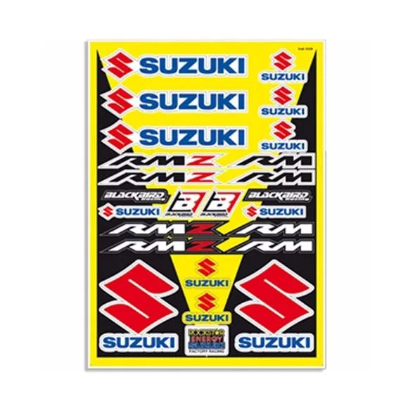 Planche de stickers Blackbird Suzuki Ref : 783719 / 1063043