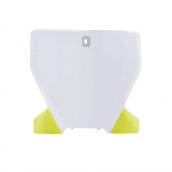 Plaque avant Acerbis BLANC/JAUNE – Blanc / Jaune Ref : AE3292 / 0023524.486