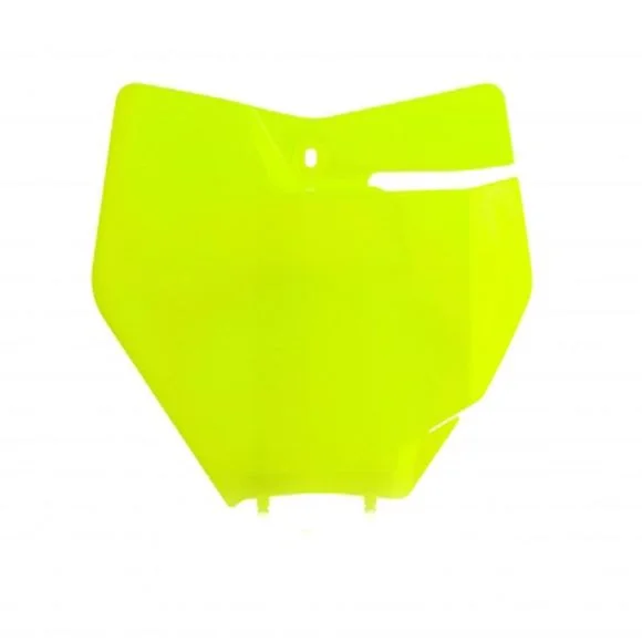 Plaque avant Polisport COULEUR JAUNE FLUO Ref : 786649FY / 1086655007