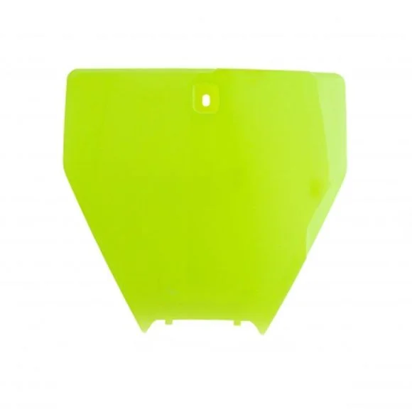 Plaque avant Polisport COULEUR JAUNE FLUO Ref : 786658FY / 1086657004