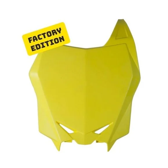 Plaque avant R-tech JAUNE – Jaune Ref : RTH0597 / RTBRMZGI0016