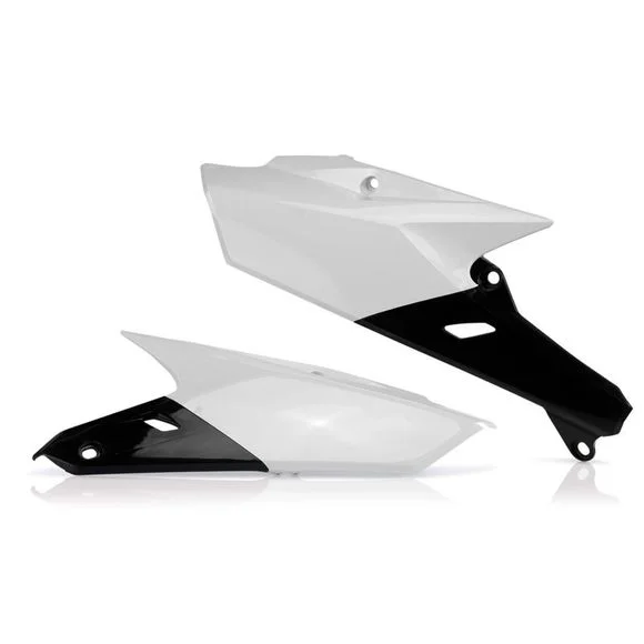Plaques latérales Acerbis blanc/noir Ref : AE0546 / 0017558.237