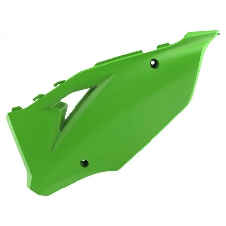Plaques laterales POLISPORT Restyle vert Kawasaki KX125/250