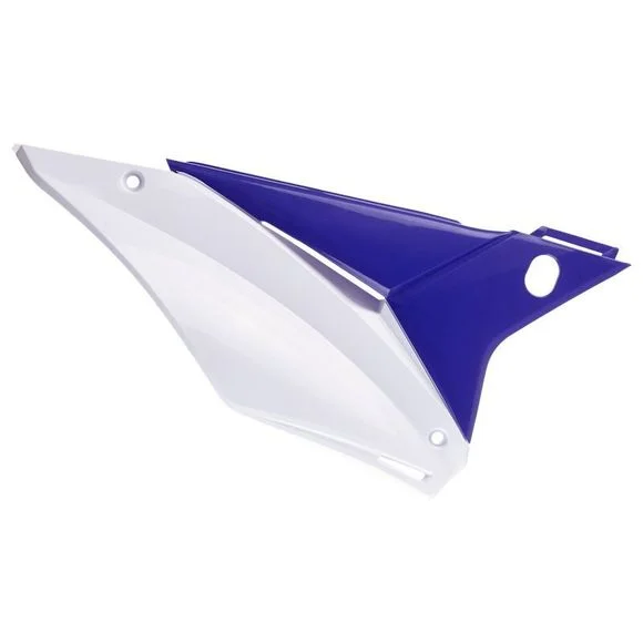 Plaques latérales Polisport TYPE ORIGINE AVEC CACHE BOITE A AIR – Bleu Ref : PLS0034