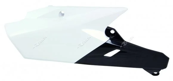 Plaques latérales Racetech couleur origine 2014 blanc/noir Ref : RH00064A / 1065129
