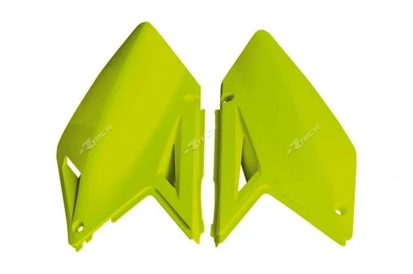 Plaques latérales Racetech jaune fluoSUZUKI 450 RM-Z 450 – 2008 – 2017Ref : RH00161A / 1065097