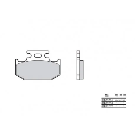 Plaquettes de frein BREMBO Off-Road metal fritte – 07KA12SX
