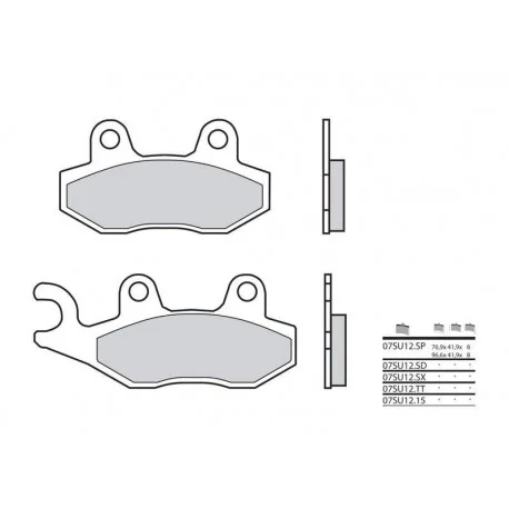 Plaquettes de frein BREMBO Off-Road metal fritte – 07SU12SX