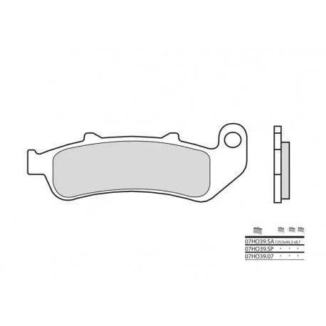 Plaquettes de frein BREMBO route carbone ceramique – 07HO3907
