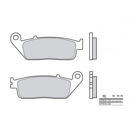 Plaquettes de frein BREMBO route carbone ceramique – 07HO4108