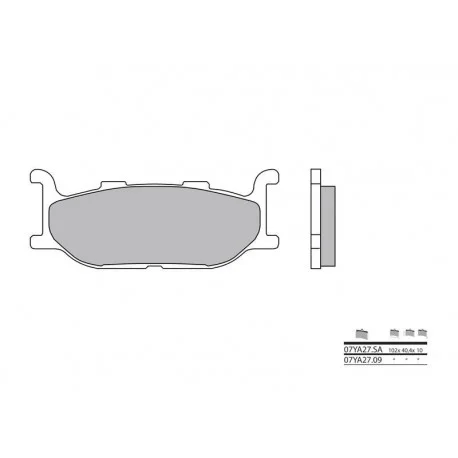 Plaquettes de frein BREMBO route carbone ceramique – 07YA2709