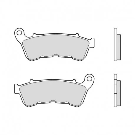Plaquettes de frein BREMBO route metal fritte 07HD22SA