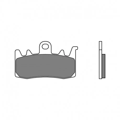 Plaquettes de frein metal fritte Route BREMBO 07BB38SA