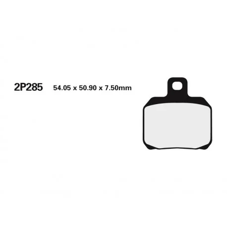 Plaquettes de frein Route /Off-Road metal fritte NISSIN 2P-285ST