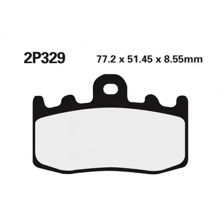 Plaquettes de frein Route / Off-Road metal fritte NISSIN 2P-329ST