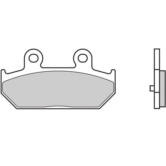 Plaquettes de freins Brembo Sinter Métal Fritté arrière Ref : 07058XS