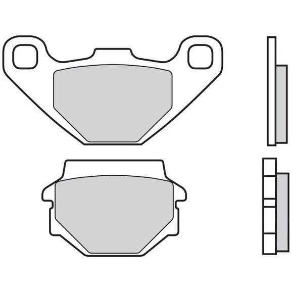 Plaquettes de freins Brembo Sinter Métal Fritté avant/arrière (selon modèle) Ref : 07KS04SX
