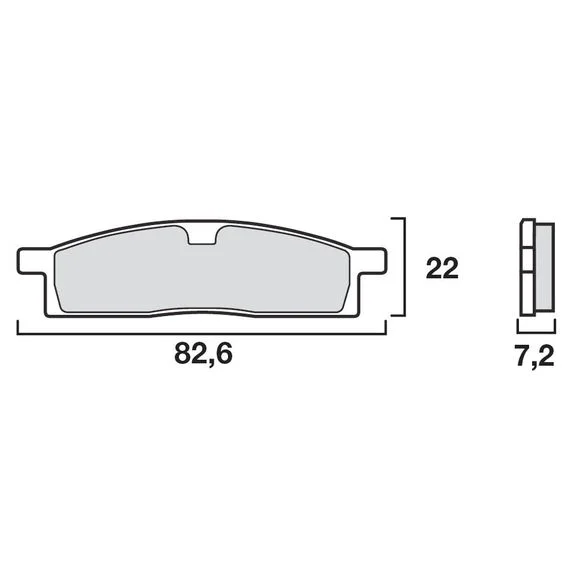 Plaquettes de freins Brembo Sinter Métal Fritté avant Ref : 07YA16SD