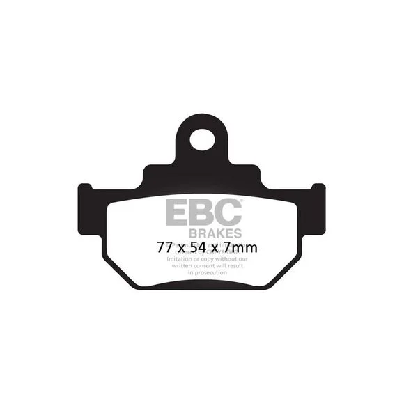 Plaquettes de freins EBC Organique avant Ref : FA106TT / FA106X