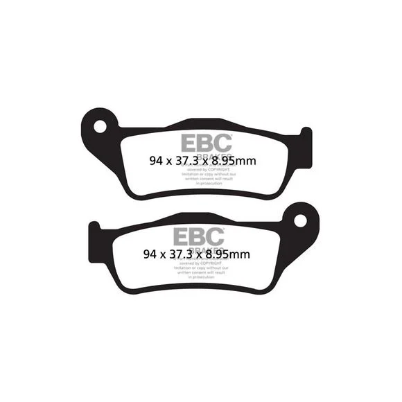 Plaquettes de freins EBC Sinter Métal Fritté avant/arrière (selon modèle)HARLEY DAVIDSON 750 STREET 750 – 2014 – 2015Ref : FA643HH / 17211942