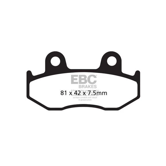 Plaquettes de freins EBC Sinter Métal Fritté avant Ref : FA092R / FA92R