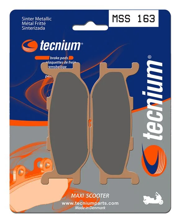 Plaquettes de freins Tecnium Maxi Scooter métal fritté – MSS163 Ref : TE02006A / 1023182