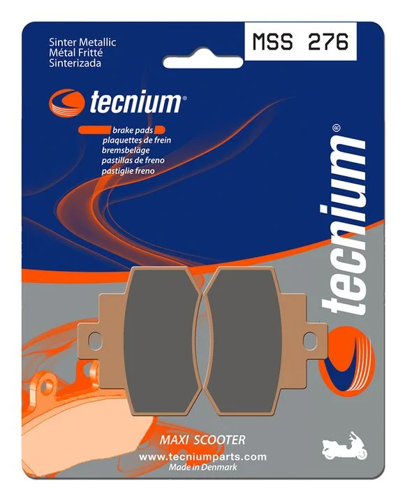 Plaquettes de freins Tecnium Maxi Scooter métal fritté – MSS276KYMCO 250 GRAND DINK 250 – 2001 – 2013Ref : TE01030A / 1023204