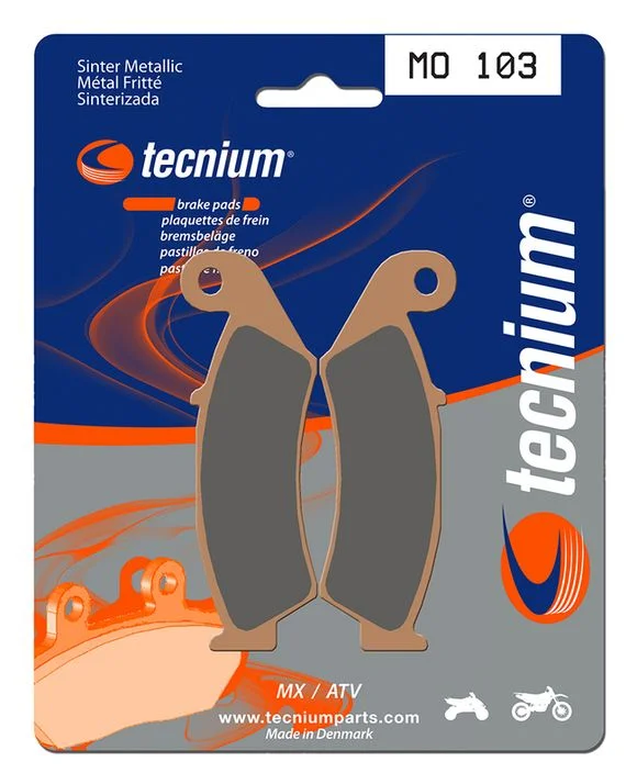 Plaquettes de freins Tecnium MX/Quad métal fritté – MO103 Ref : TE00876A / 1022837