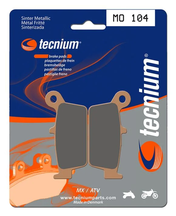 Plaquettes de freins Tecnium MX/Quad métal fritté – MO104 Ref : TE00877A / 1022838