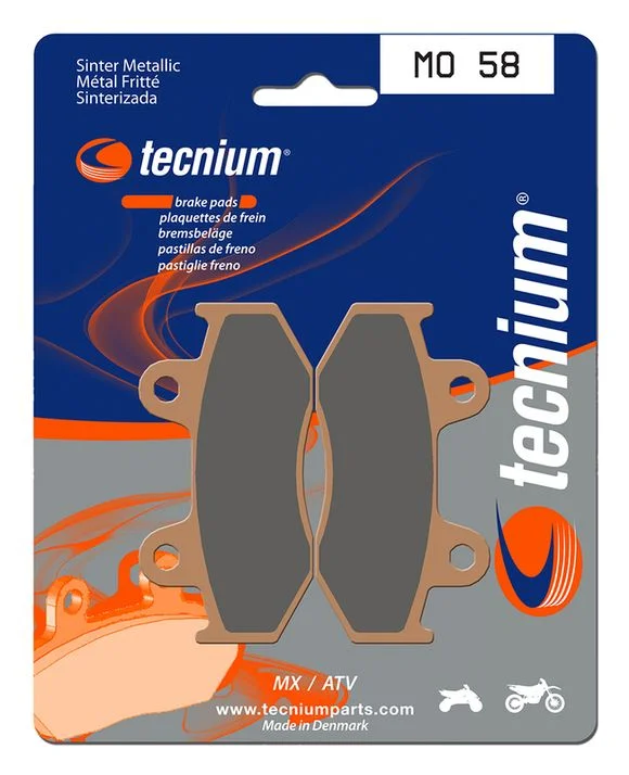 Plaquettes de freins Tecnium MX/Quad métal fritté – MO58 Ref : TE00899A / 1022914