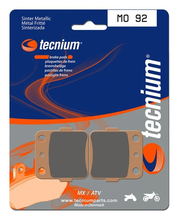 Plaquettes de freins Tecnium MX/Quad métal fritté – MO92 Ref : TE00908A / 1022925
