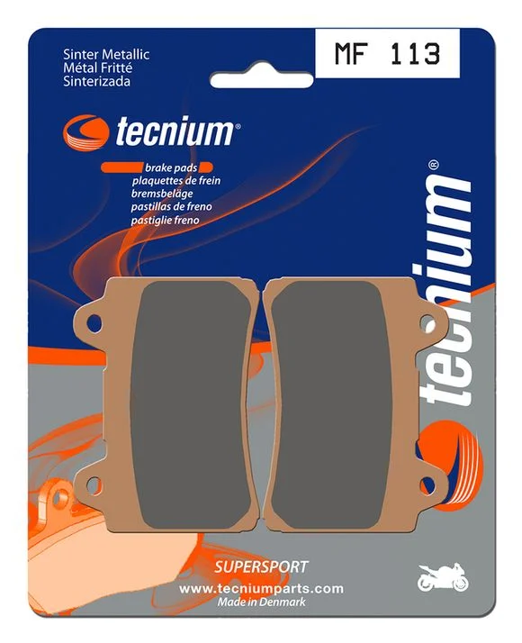 Plaquettes de freins Tecnium Performance métal fritté – MF113 Ref : TE00776A / 1022717