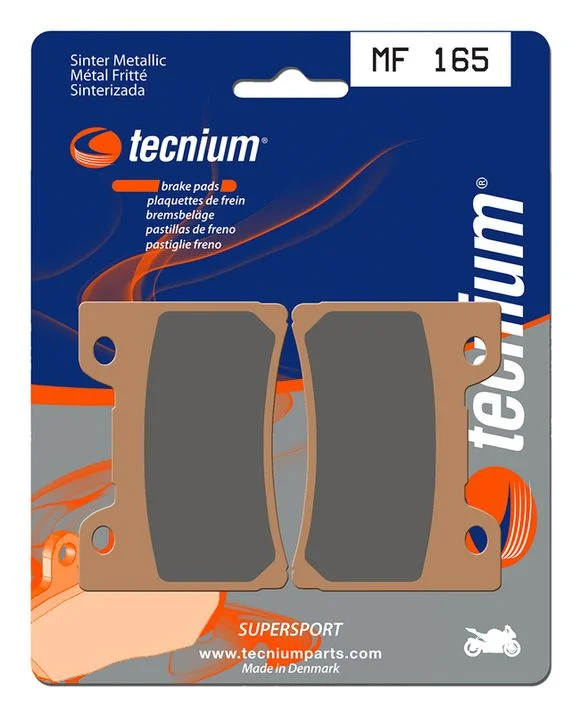 Plaquettes de freins Tecnium Performance métal fritté – MF165 Ref : TE00794A / 1022735