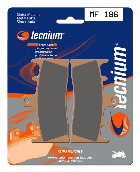 Plaquettes de freins Tecnium Performance métal fritté – MF186 Ref : TE00801A / 1022743