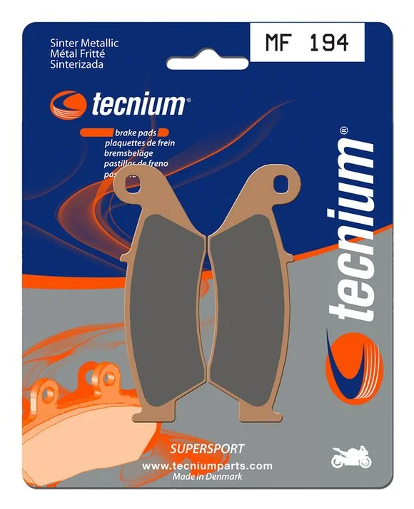 Plaquettes de freins Tecnium Performance métal fritté – MF194 Ref : TE00803A / 1022745