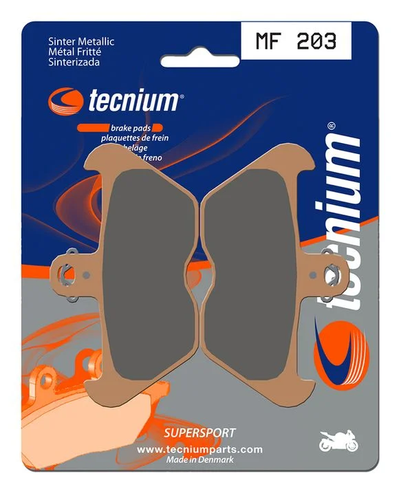 Plaquettes de freins Tecnium Performance métal fritté – MF203 Ref : TE00805A / 1022747