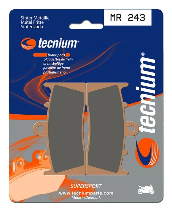 Plaquettes de freins Tecnium Performance métal fritté – MF243 Ref : TE00812A / 1022759