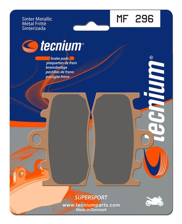 Plaquettes de freins Tecnium Performance métal fritté – MF296 Ref : TE00817A / 1022766