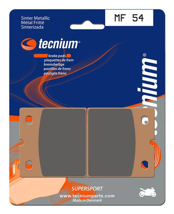 Plaquettes de freins Tecnium Performance métal fritté – MF54 Ref : TE00844A / 1022798