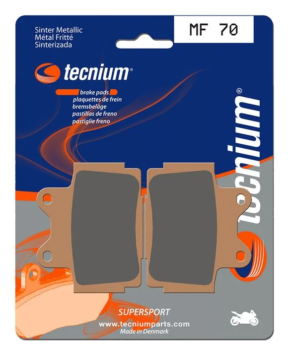 Plaquettes de freins Tecnium Performance métal fritté – MF70 Ref : TE00850A / 1022803