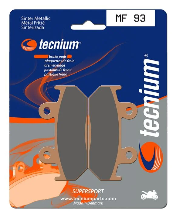 Plaquettes de freins Tecnium Performance métal fritté – MF93 Ref : TE00854A / 1022808