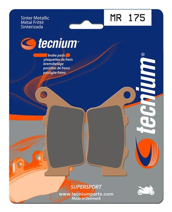 Plaquettes de freins Tecnium Performance métal fritté – MR175 Ref : TE02009A / 1023049