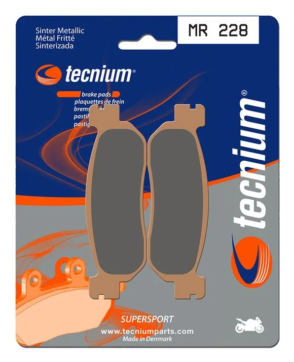 Plaquettes de freins Tecnium Performance métal fritté – MR228 Ref : TE00955A / 1023059