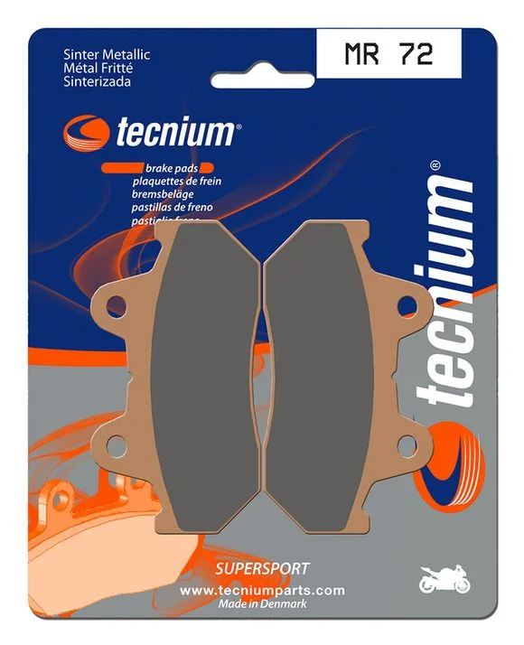 Plaquettes de freins Tecnium Performance métal fritté – MR72 Ref : TE00990A / 1023099