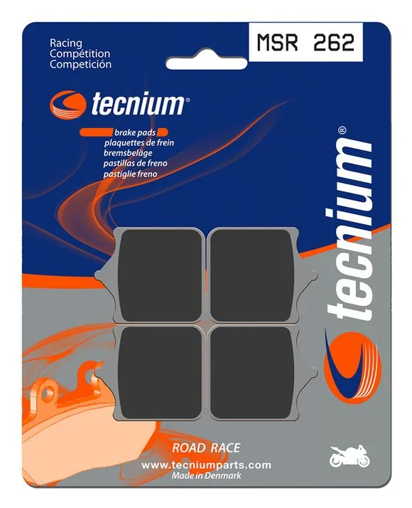 Plaquettes de freins Tecnium Racing métal fritté – MSR262 Ref : TE01001A / 1023159