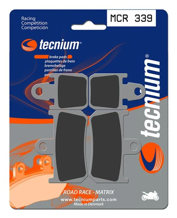 Plaquettes de freins Tecnium Racing métal fritté carbone – MCR339 Ref : TE00692A / 1022595