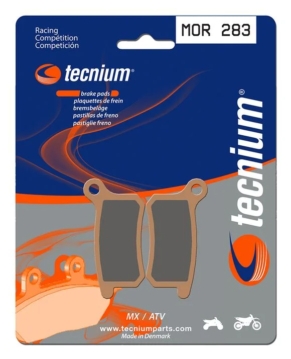 Plaquettes de freins Tecnium Racing MX/Quad métal fritté – MOR283 Ref : TE00916A / 1022973
