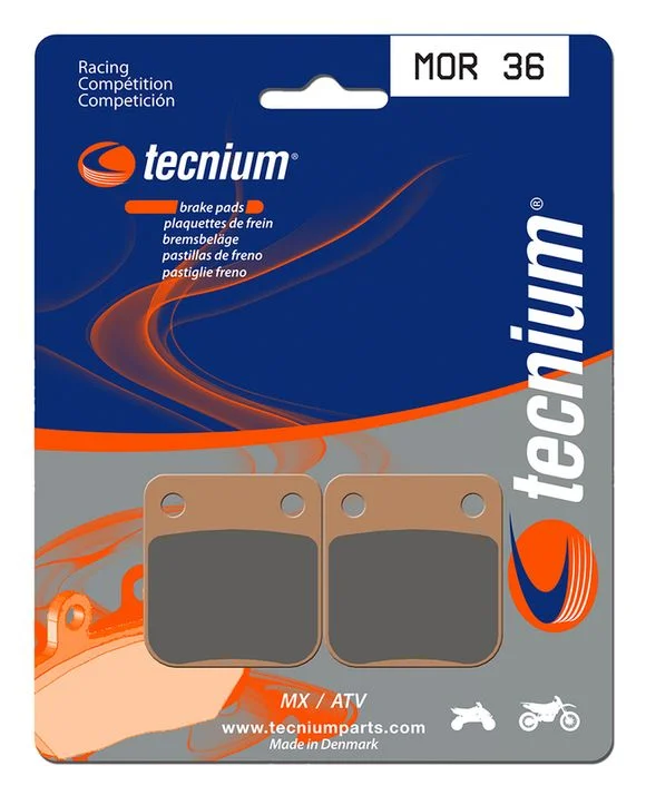Plaquettes de freins Tecnium Racing MX/Quad métal fritté – MOR36 Ref : TE00922A / 1022997