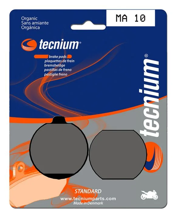 Plaquettes de freins Tecnium route organique – MA10 Ref : TE01989A / 1022324